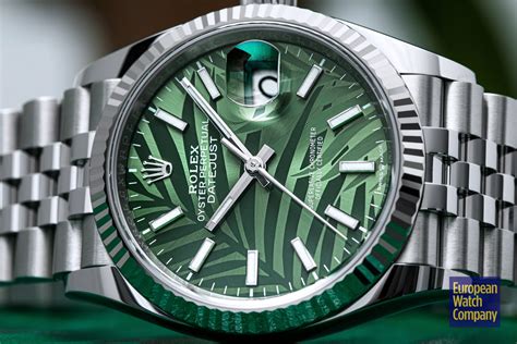 rolex perpetual palm trees